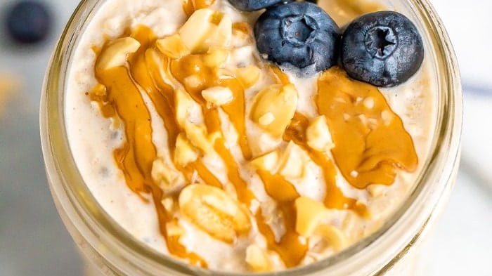 Overnight Oats cu Unt de Arahide