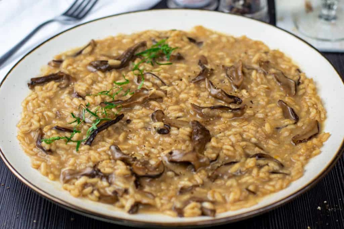Risotto cu Ciuperci Porcini și Trufe
